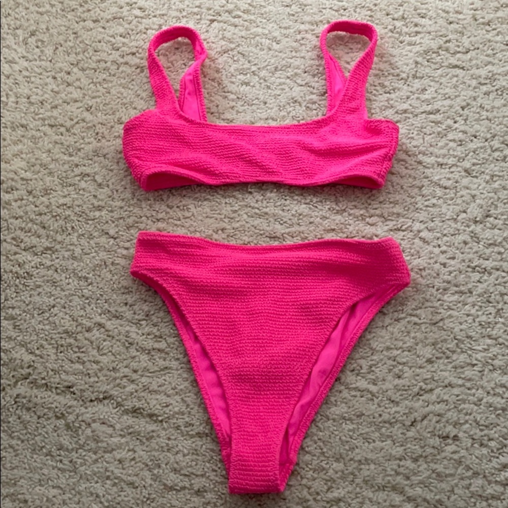 PacSun High Waisted Pink Bikini